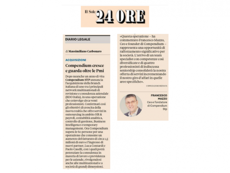 Sole 24 ore compendium