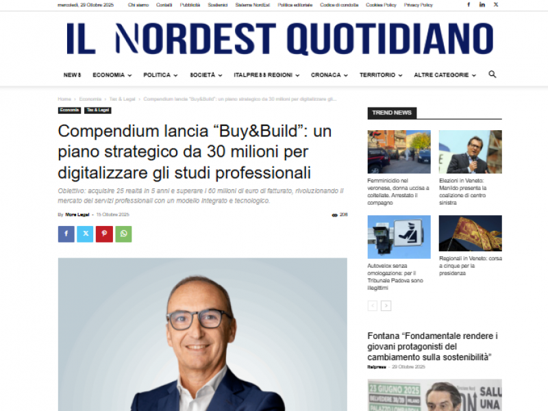 Nord Est Quotidiano buy&build
