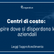 Centri Costo P&L Contabilità Analitica